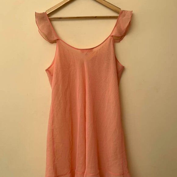 Oscar De La Renta- Light pink delicate Sleeveless Dress - Picture 3 of 4